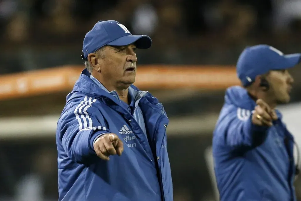 Luiz Felipe Scolari cuando enfrentó a Colo Colo como DT de Palmeiras. (Javier Torres/Photosport).