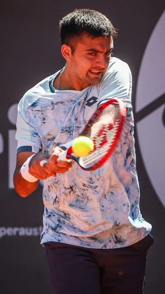 Tomás Barrios en el Challenger de Mauthausen (Foto: danubeupperaustriaopen).