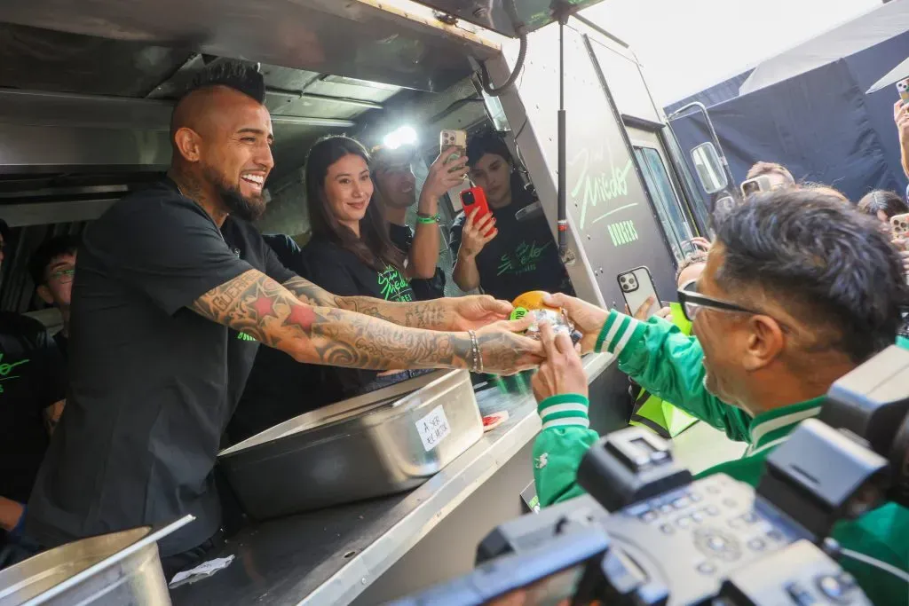 Sin Miedo Burger, el nuevo emprendimiento de Arturo Vidal. (Dragomir Yankovic/Aton Chile).