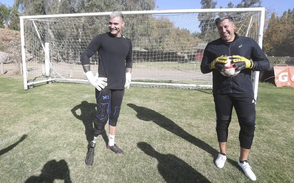 Cristóbal Campos se entrena con Luis Marín en el Sifuo. Foto: Sifup.