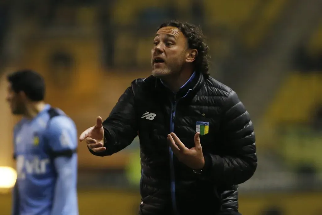 Gabriel Milito como entrenador de O’Higgins de Rancagua. (Raul Zamora/Photosport).