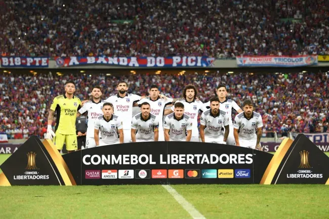 El once titular de Colo Colo que comenzó en ese 2-1 sobre Fortaleza de la Copa Libertadores 2022. | Foto: Photosport.