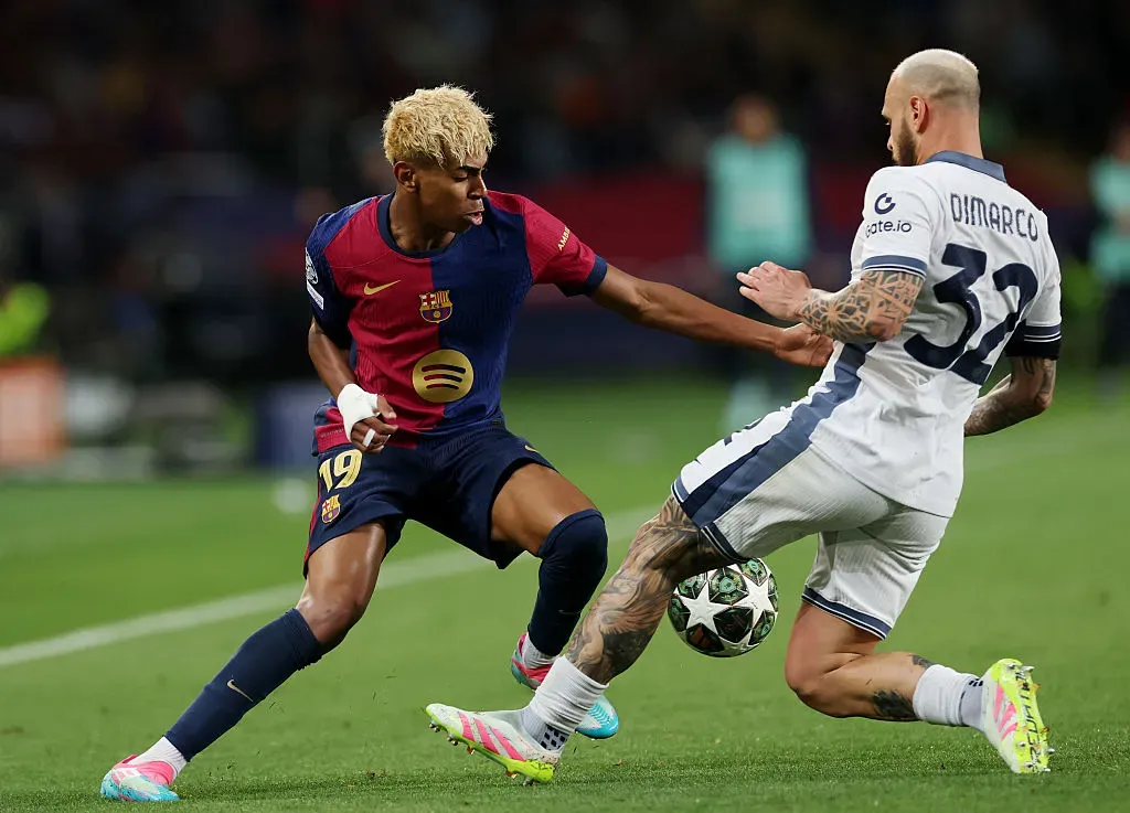 En el duelo de ida que se jugó en España, terminó con un empate 3-3 entre Barcelona e Inter de Milán – Getty