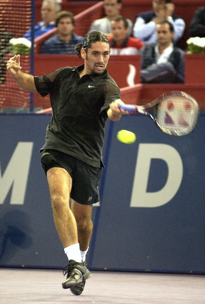 Marcelo Ríos en el Masters de Madrid 2002 (Getty Images).