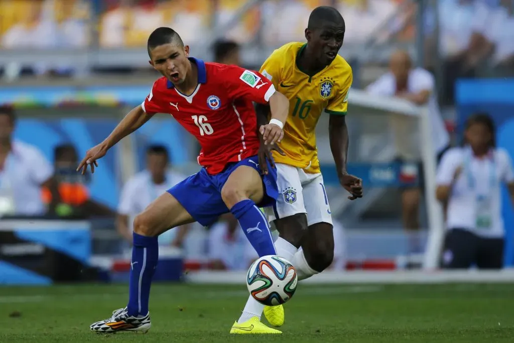 Felipe Gutiérrez en el Mundial de Brasil 2014. (Marcelo Hernandez/Photosport).
