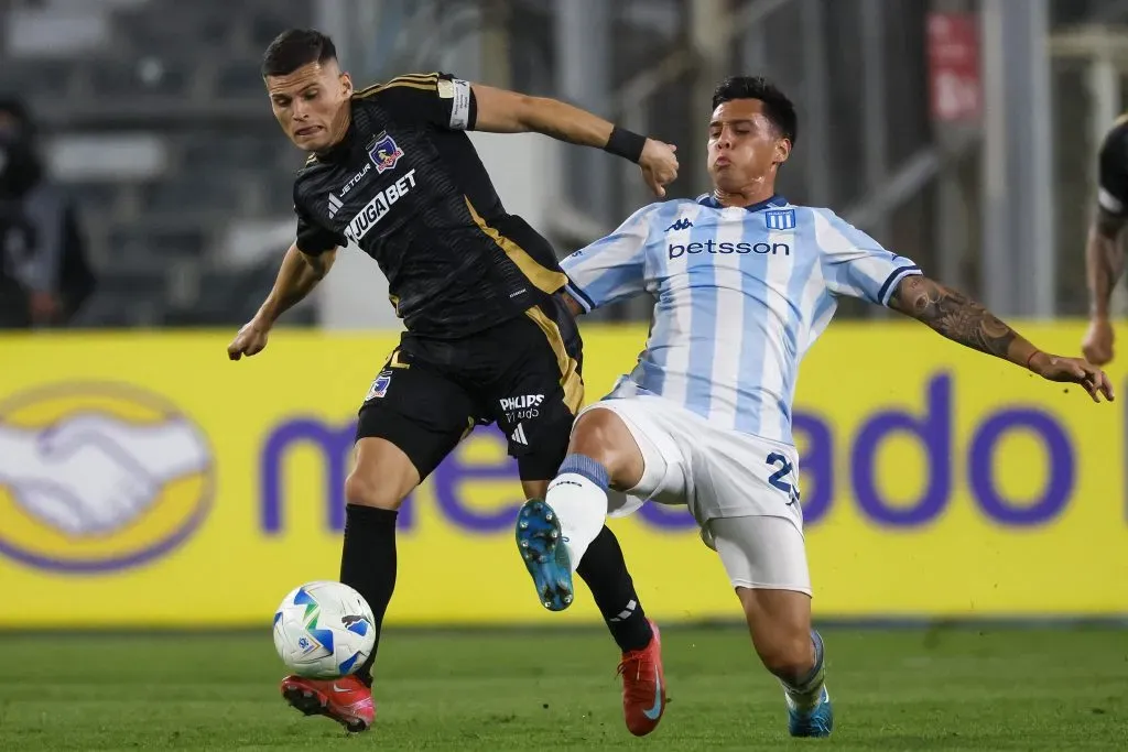Colo Colo irá con lo mejor que tiene en su formación contra Racing. Foto: Photosport.
