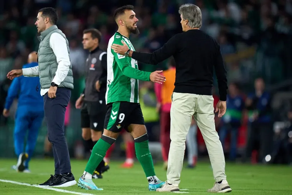 Pellegrini fue acusado por Borja Iglesias