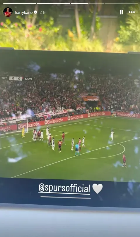 Harry Kane alentó al Tottenham en la final de la Europa League. Foto: Instagram.