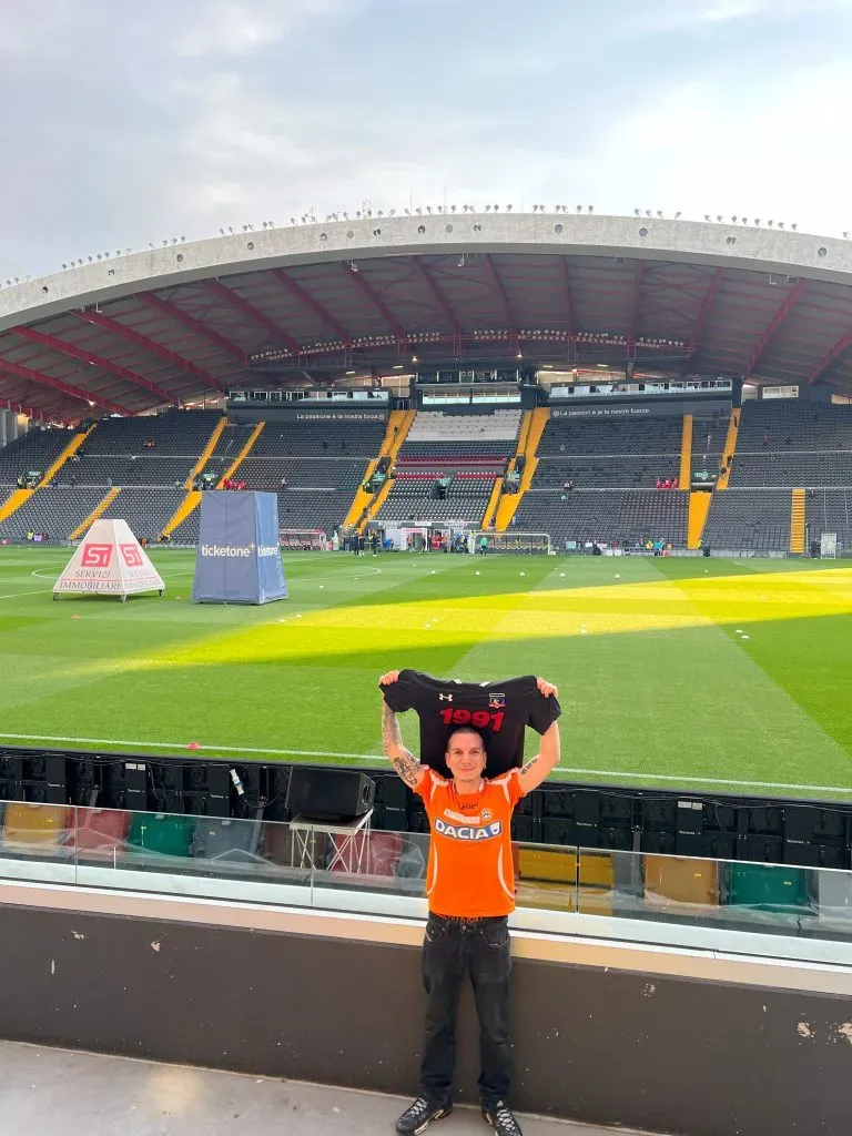 Nicolás Silva tuvo un encuentro con Alexis Sánchez en el estadio