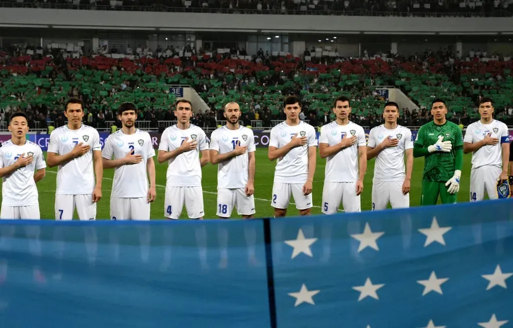 Uzbekistán jugará en el 2026 por primera vez en su historia un Mundial. | Foto: Getty Images.