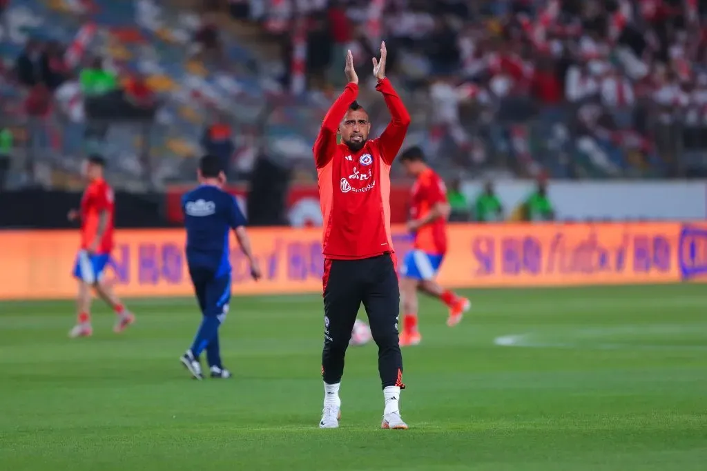 Arturo Vidal dijo adiós a la selección chilena este viernes. Foto: Photosport.
