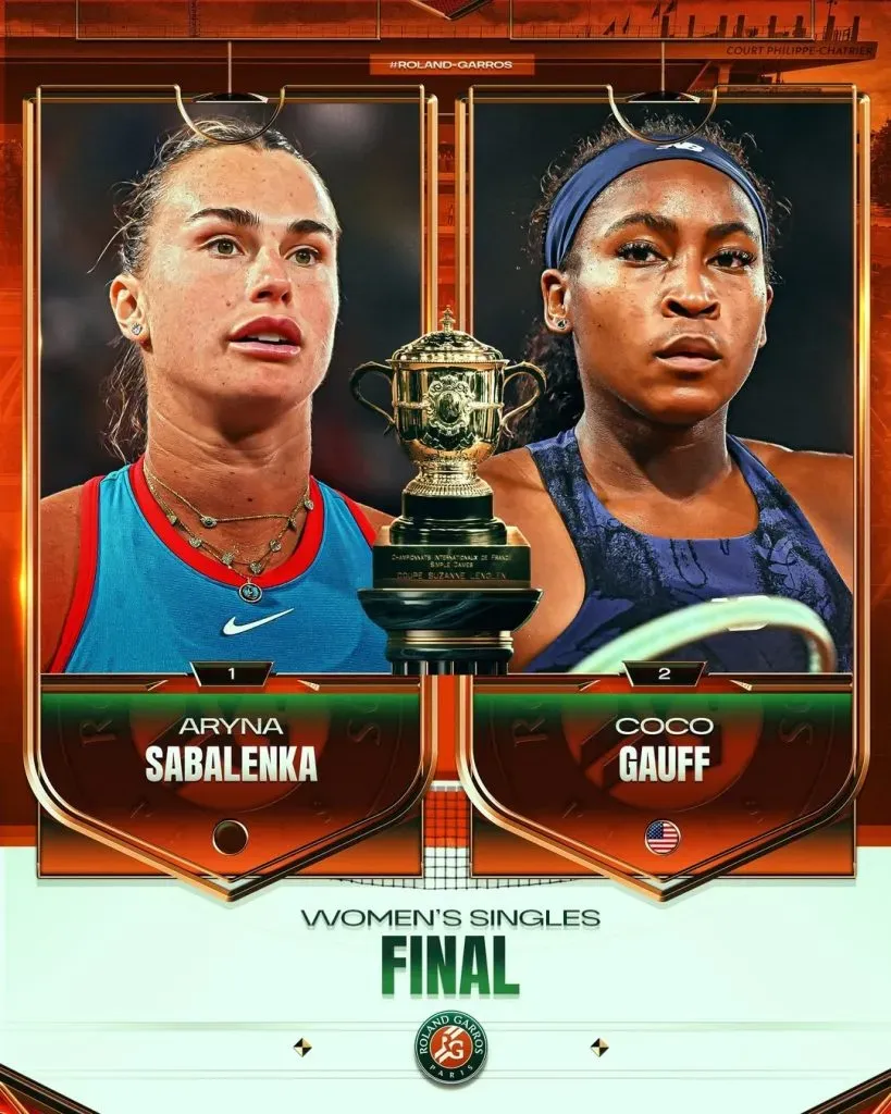 Aryna Sabalenka vs. Coco Gauff (Getty Images).