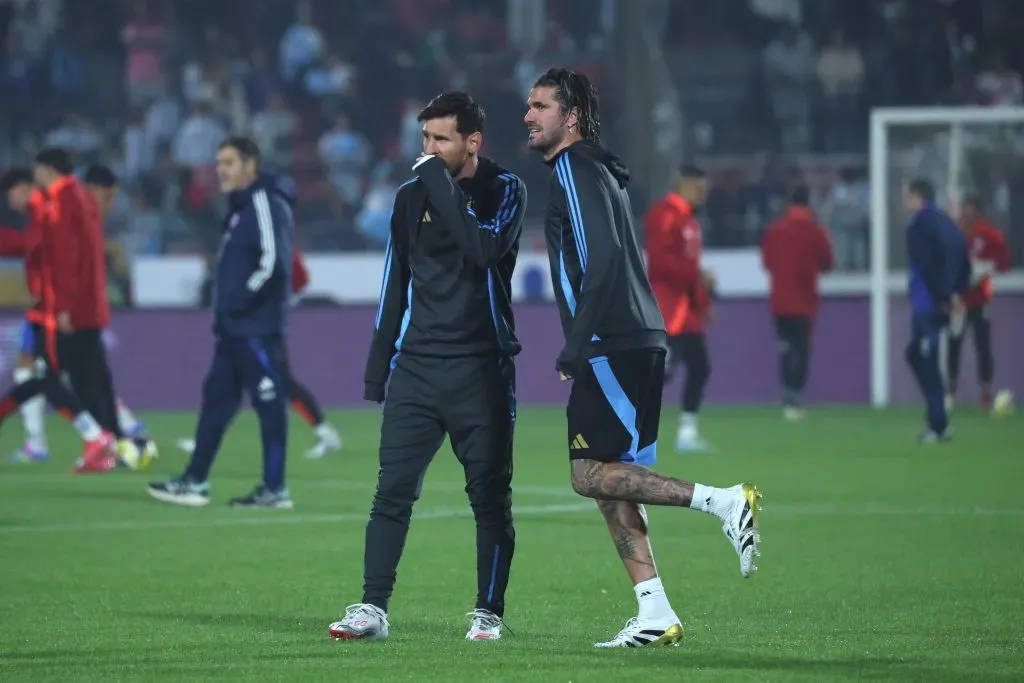 Chile tuvo como objetivo hacer pasar frío y desconexión a Argentina en el Estadio Nacional. Foto: Getty Images.