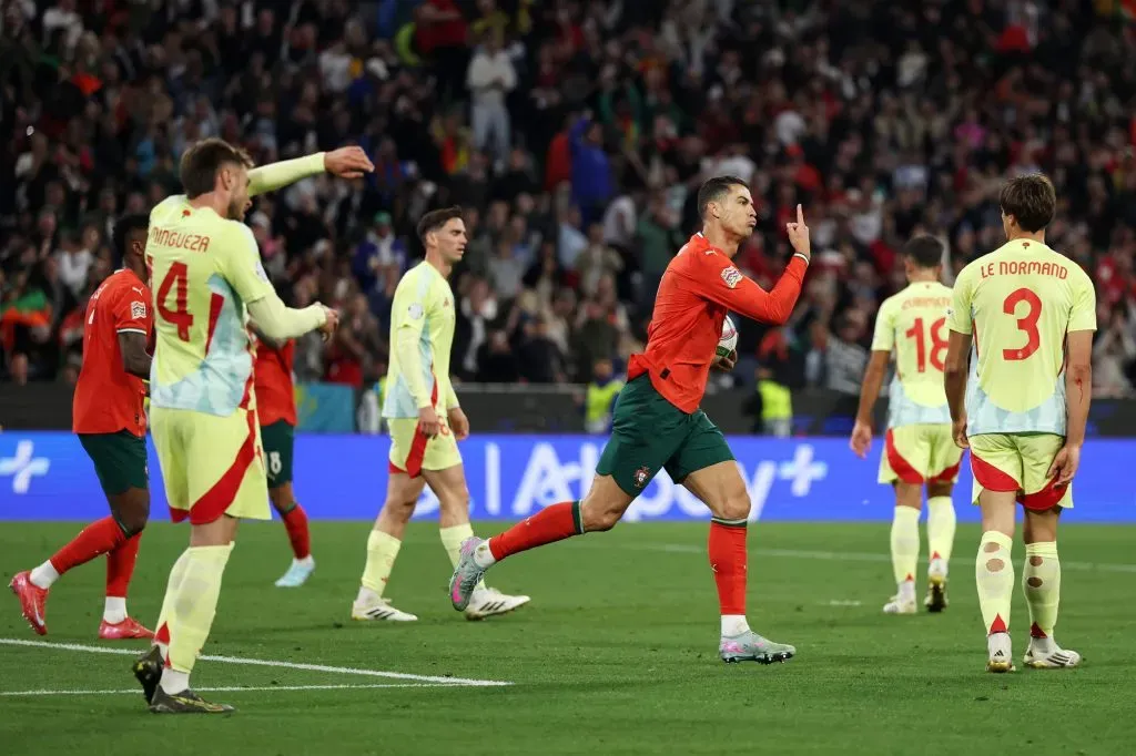 Cristiano Ronaldo marcó el 2-2 parcial que permitió a Portugal ser campeón de Nations League por penales contra España.