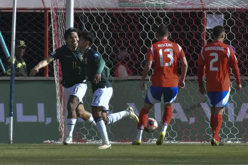 Bolivia eliminó a Chile del Mundial. Foto: Daniel MIRANDA/APGNoticiasBo/Photosport