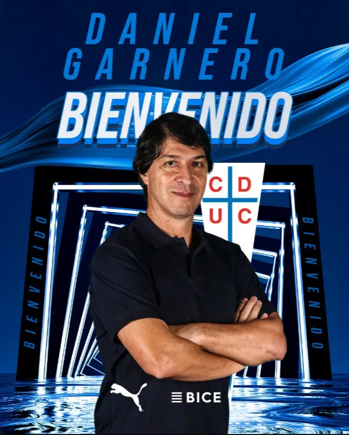 La gráfica para confirmar la llegada de Garnero. (Cruzados SADP).