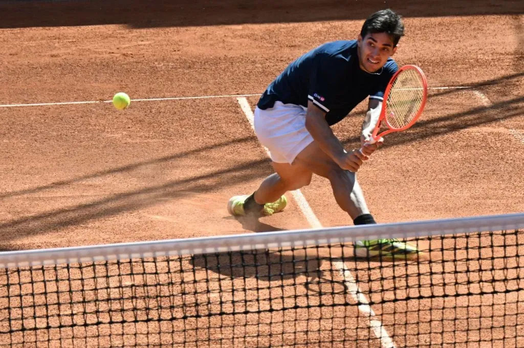 Cristian Garin en el Challenger de Bratislava (Foto: Bratislava Open).