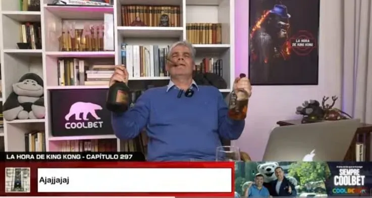 Guarello contó varias perlitas e hizo esta parodia de Pablo Milad en el Mundial de Clubes. (Captura).