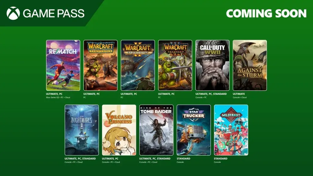 11 títulos nuevos llegan a Game Pass en los próximos días. (Foto: Xbox)