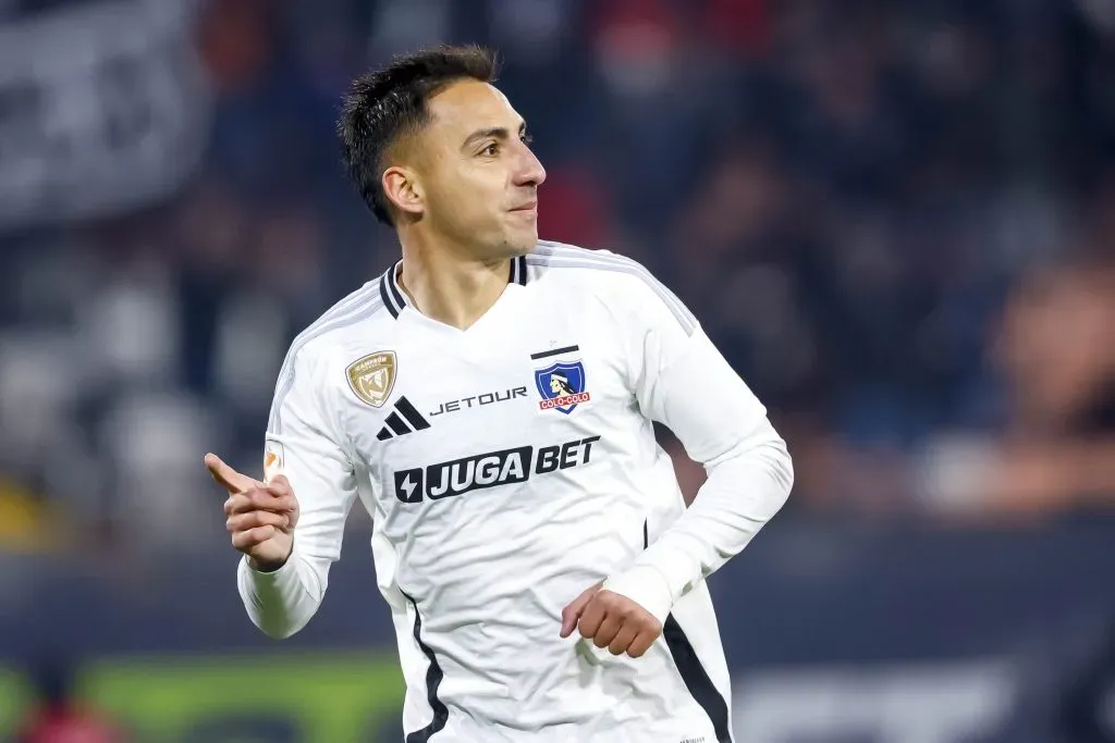 Javier Correa lleva anotados seis goles en la presente Liga de Primera 2025 con la camiseta de Colo Colo. | Foto: Photosport.