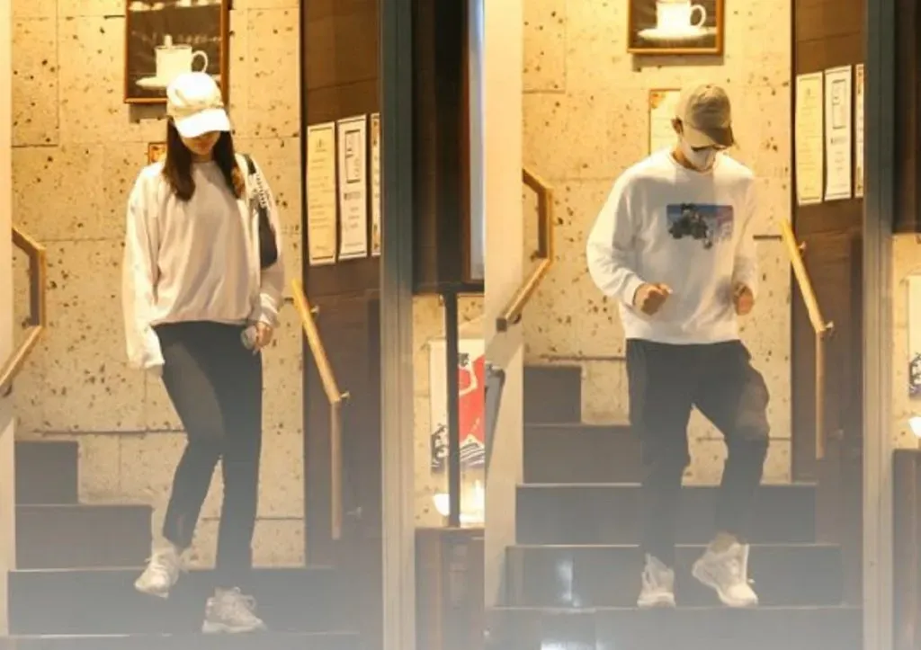 El tenista Kei Nishikori y la modelo Azuki Oguchi (Foto: Shukan Bunshun).