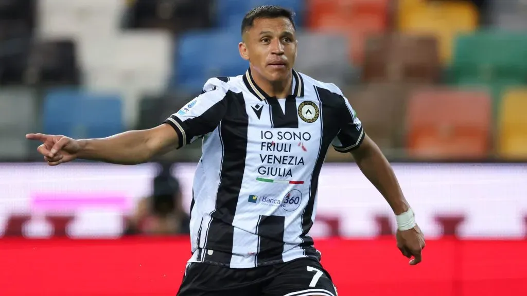 Alexis Sánchez está definiendo su futuro en Udinese y una oferta a su técnico puede ayudarlo a seguir. Foto: Getty Images.