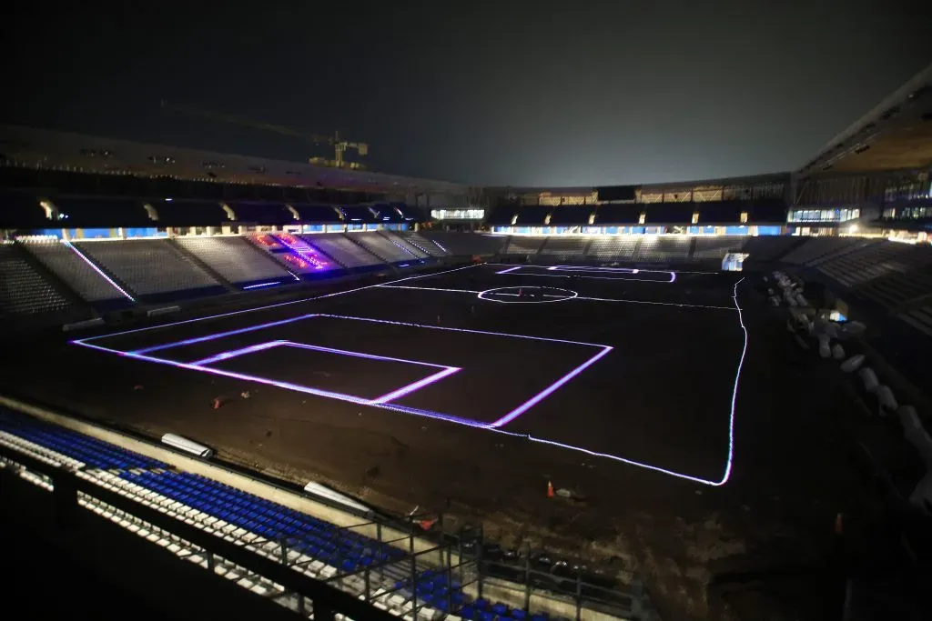 Se dio el vamos a la energización y la conexión eléctrica del Claro Arena. (Javier Salvo/Photosport)