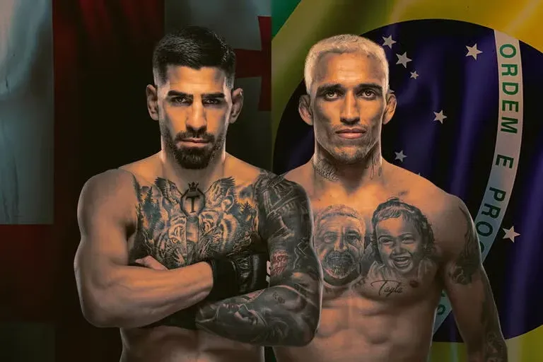Ilia Topuria y Charles Oliveira se miden por el título ligero de UFC. (Foto: UFC)