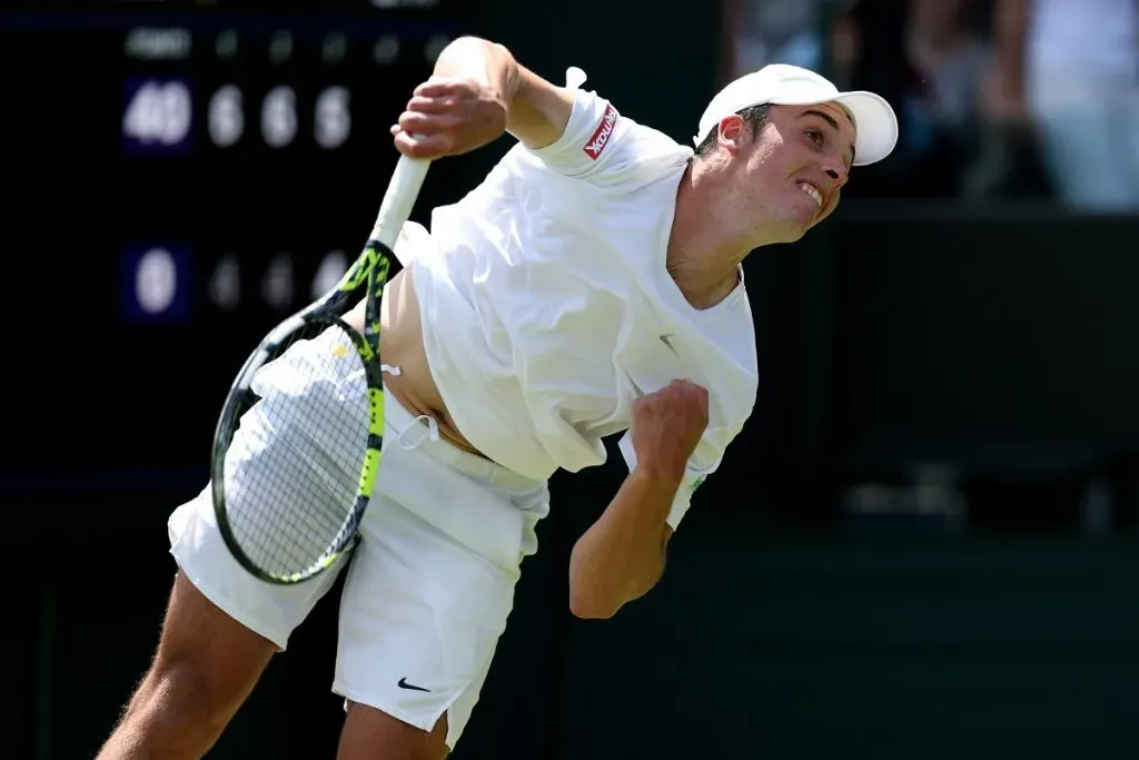 Oliver Tarvet en Wimbledon 2025 (Getty Images).