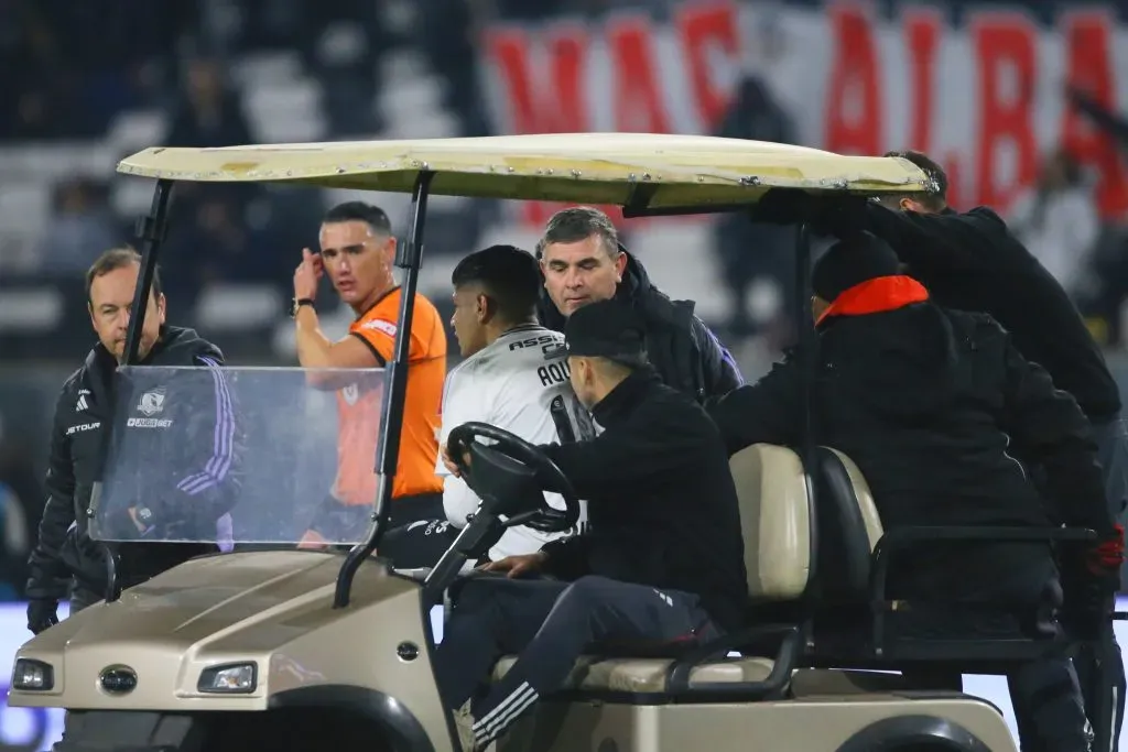 Claudio Aquino aún no se recupera de la lesión que tuvo ante Cobresal. Foto: Dragomir Yankovic/Photosport