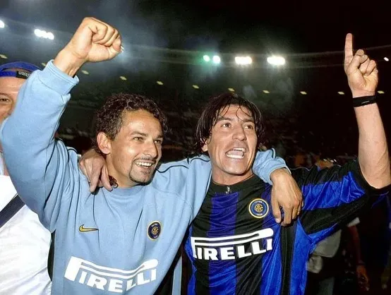 Roberto Baggio alcanzó a ser compañero de Iván Zamorano en el Inter de Milán. Foto: Archivo.