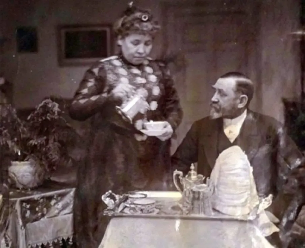 Vere Thomas St Leger Goold y su esposa Marie Goold nee Giraudin antes de 1907 Vere St. Leger Goold (Foto: Wikimedia Commons).