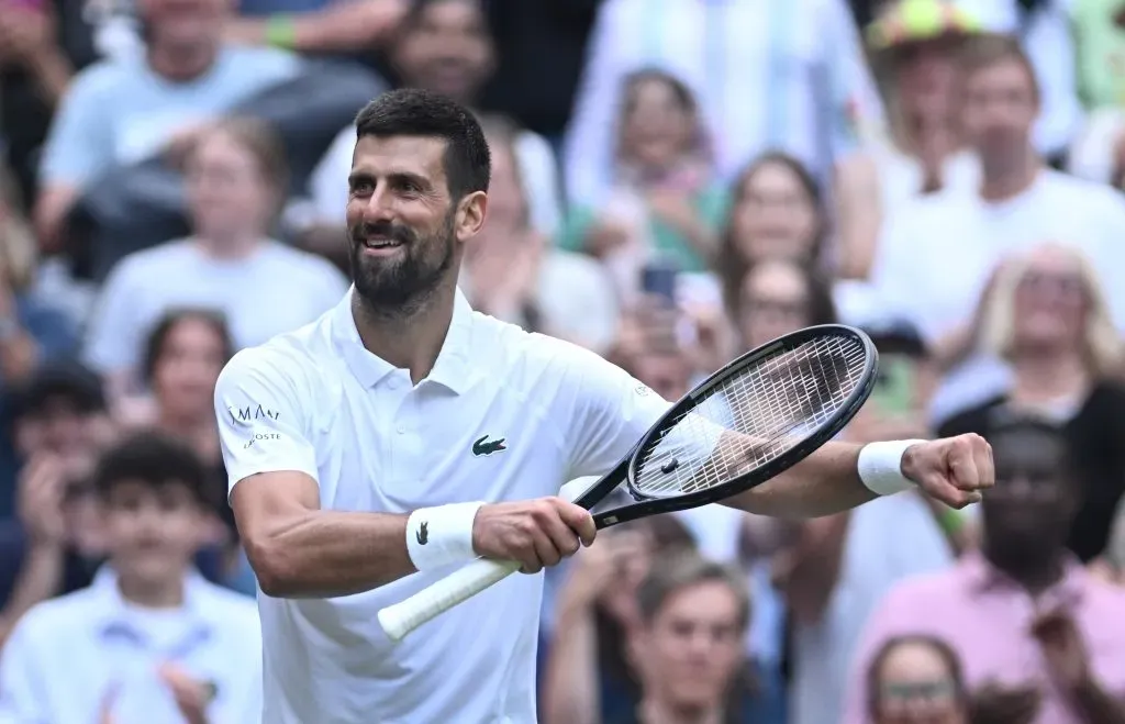 Novak Djokovic hizo un tremendo punto en Wimbledon | Getty Images
