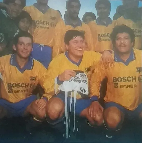 Pindinga Muñoz jugó en San Luis con el Pato Yáñez
