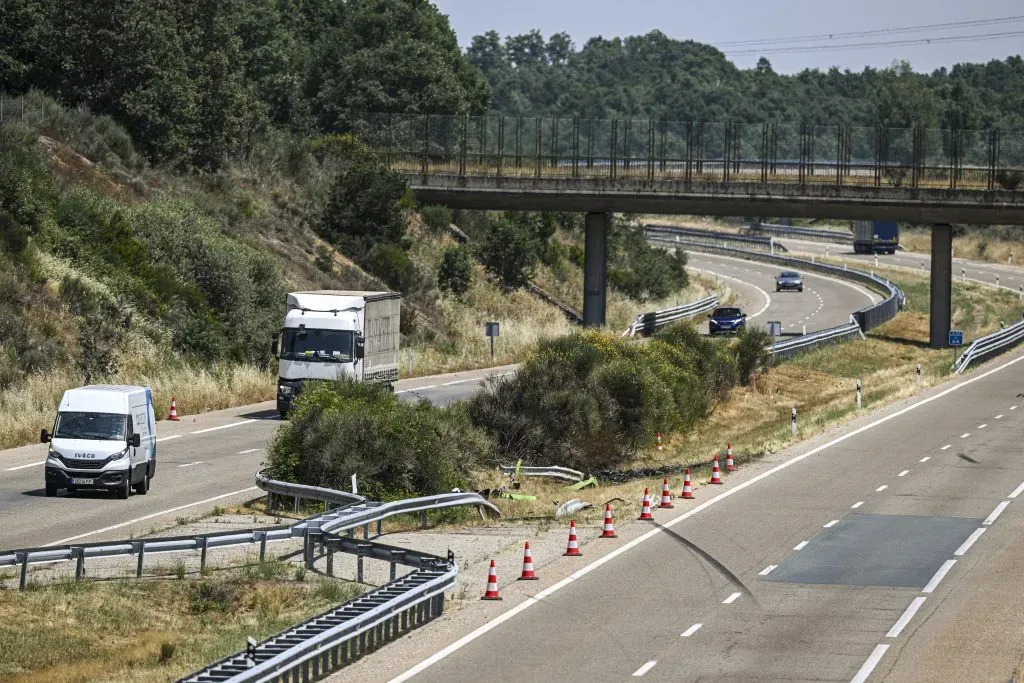 El sitio del accidente en España | Getty Images