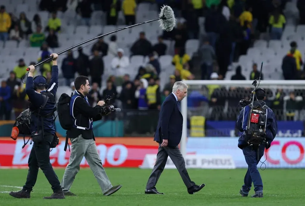 Carlo Ancelotti en problemas. (Photo by Ricardo Moreira/Getty Images)