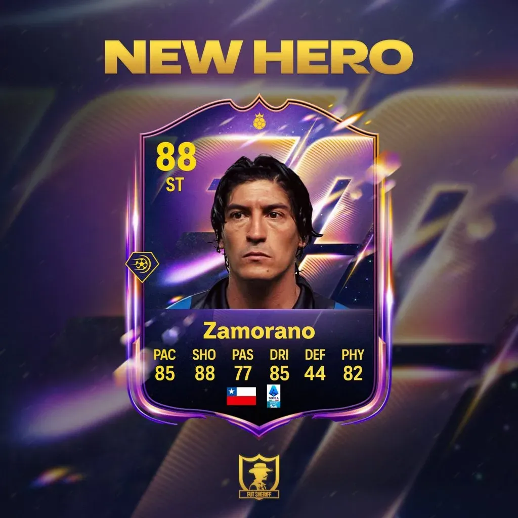 Iván Zamorano será parte de EA FC 26.