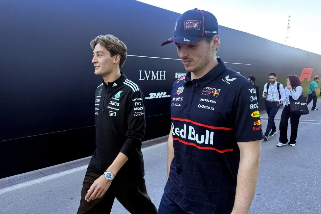 ¿Max Verstappen y George Russell serán compañeros en Mercedes? (Clive Rose/Getty Images).