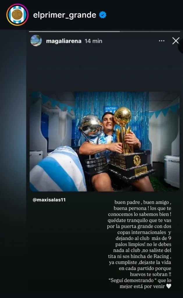 Captura Instagram.