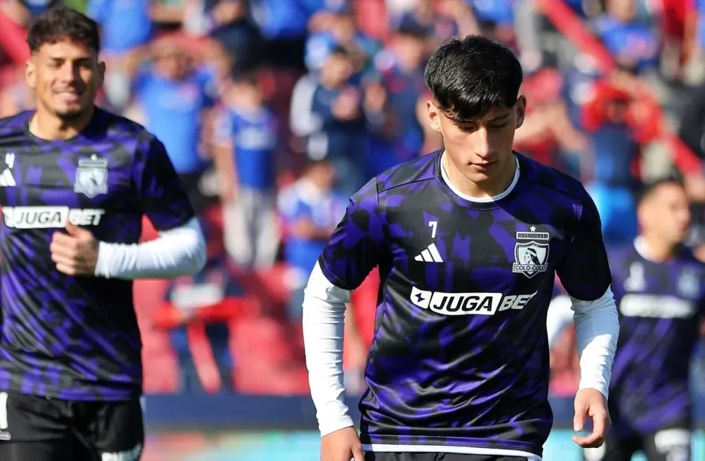 Francisco Marchant no salió de la banca de suplentes en el Superclásico 197 ante la U. | Foto: Colo Colo.