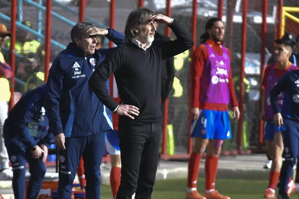 Ricardo Gareca en su último partido con Chile ante Bolivia. Foto: Daniel MIRANDA/APGNoticiasBo/Photosport