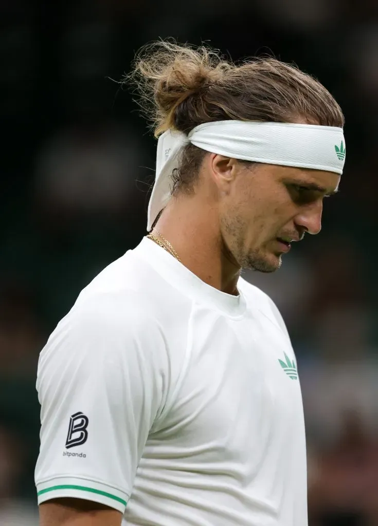Alexander Zverev en Wimbledon (Getty Images).