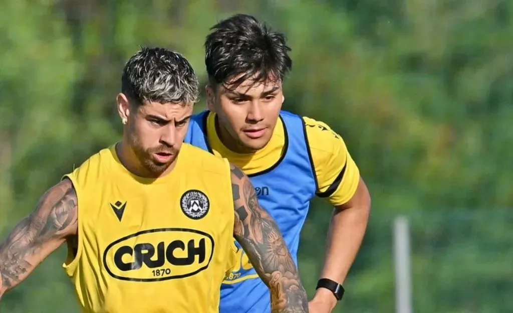 Damián Pizarro vivirá en este 2025-26 su segunda temporada en el extranjero. | Foto: Udinese.