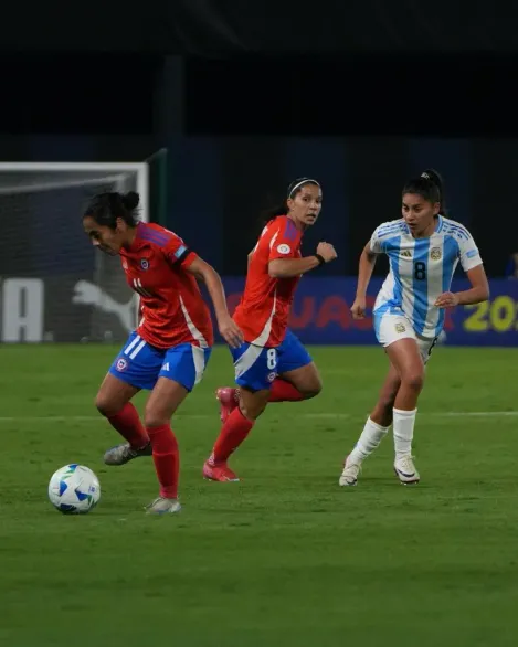 La Roja perdió por 2-1 frente a las Albicelestes en la Copa América Femenina 2025