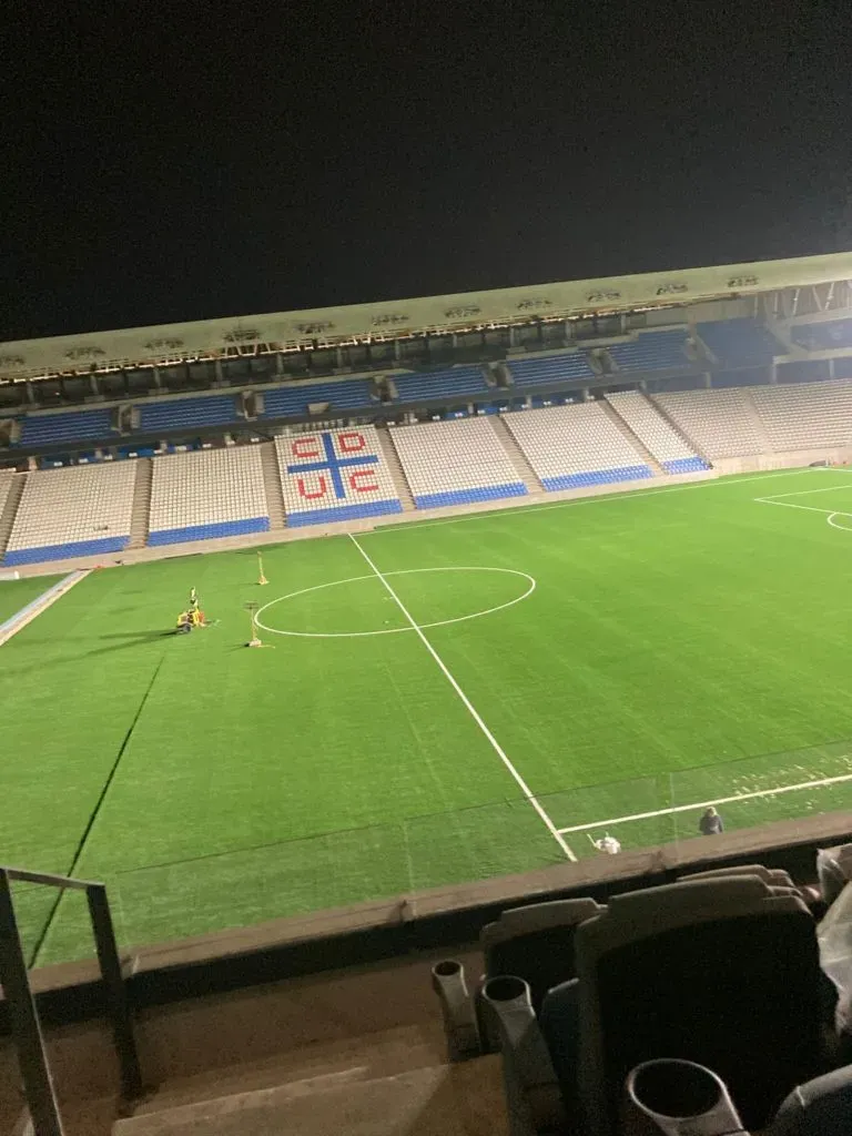 Así es la vista en el centro de la cancha