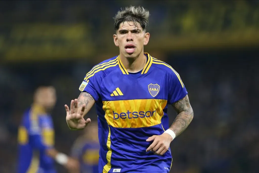 Carlos Palacios llegó en este 2025 a Boca. Imagen: Getty
