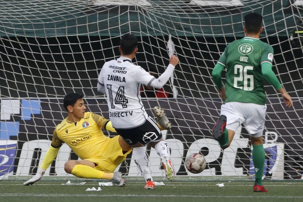 Cristián Zavala le anotó al Audax Italiano en 2024. (Dragomir Yankovic/Photosport).