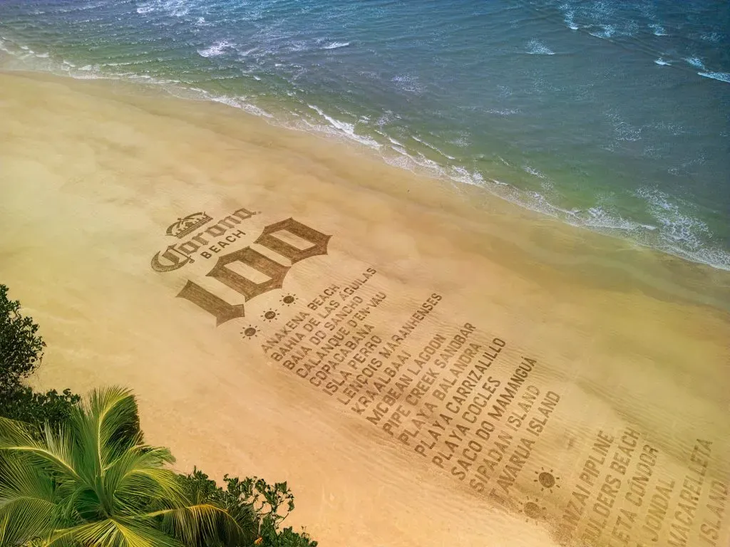La campaña Corona Beach 100 forma parte de la celebración global de los 100 años de la marca.