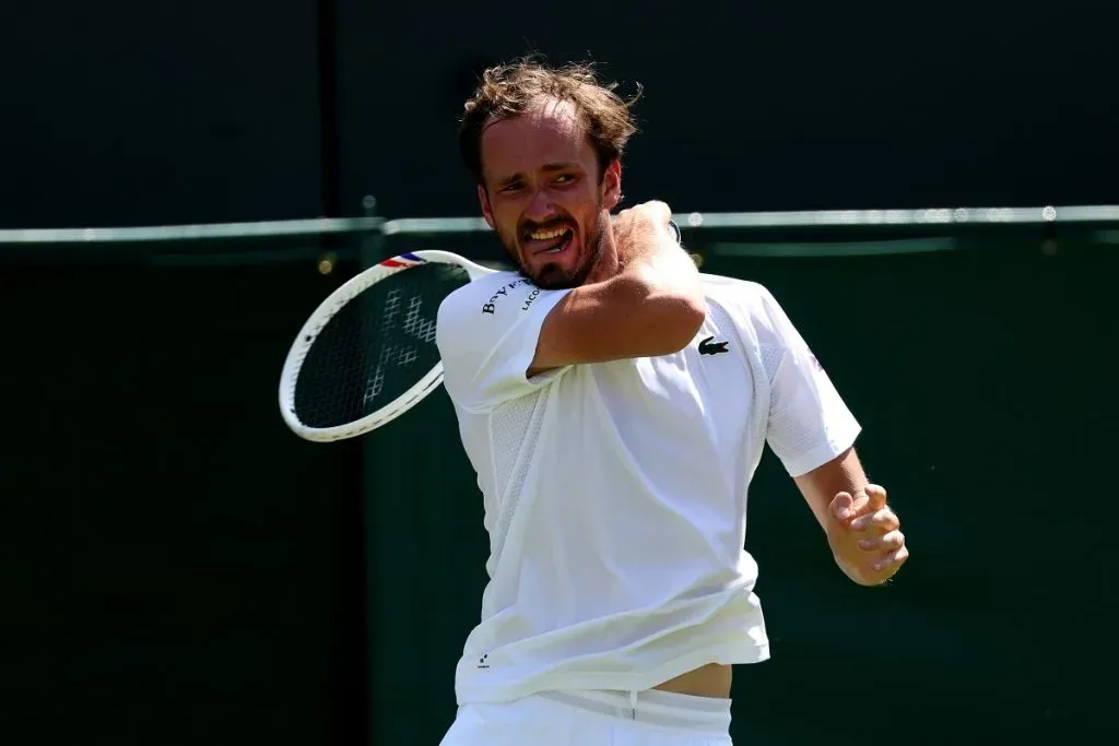 Daniil Medvedev en Wimbledon 2025 (Getty Images).