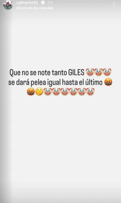 El mensaje de César Pinares subió tras la derrota de Deportes Limache ante Coquimbo Unido. | Foto: Captura.